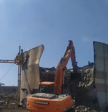Descomissionamento na planta da Mosaic em Cajati