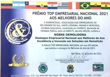 Prêmio Top Empresarial Nacional – Os Melhores do Ano